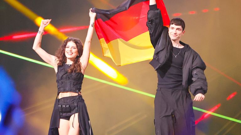 Germany, represented by Abor & Tinny at this year's event, has said it will support the EBU's decision. Pic: MANDOGA MEDIA/picture-alliance/dpa/AP