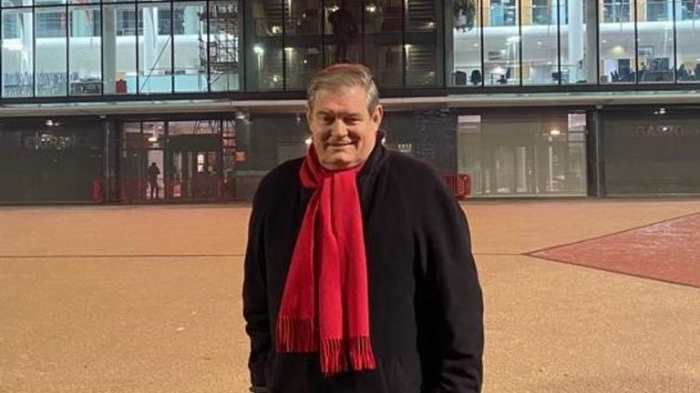 Jon Craig at the Stretford and Urmston by-election count in December 2023