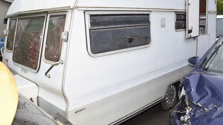 Gunar's Caravan była jednym z miejsc, w których trzech mężczyzn wzięło ofiarę. PIC: PA/CPS