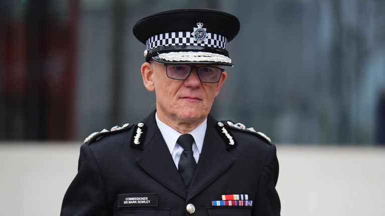 Sir Mark Rowley has waded into the controversy surrounding online posts by Graham Linehan. File pic: PA
