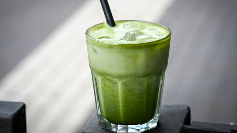 An iced matcha tea. Pic: AP
