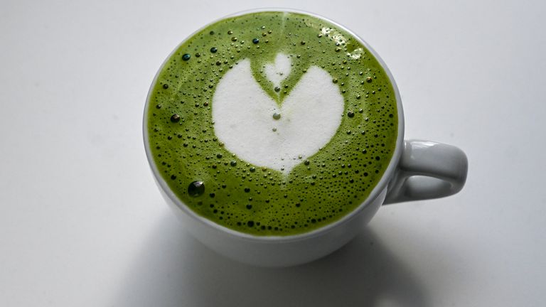A matcha latte. Pic: AP