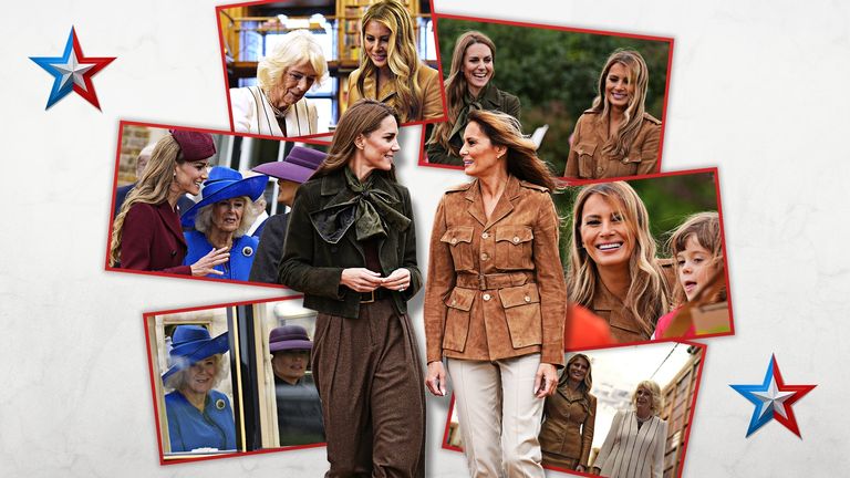 Sky's Rhiannon Mills gives her analysis on the Duchess of Cambridge and Melania Trump's interactions from the state visit. 