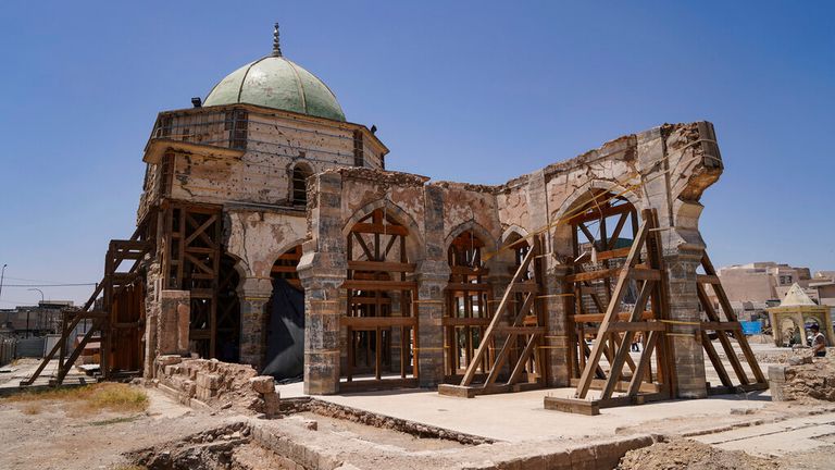 Yeniden yapılanma çalışması olarak site 2022'de gerçekleşiyordu. PIC: AP