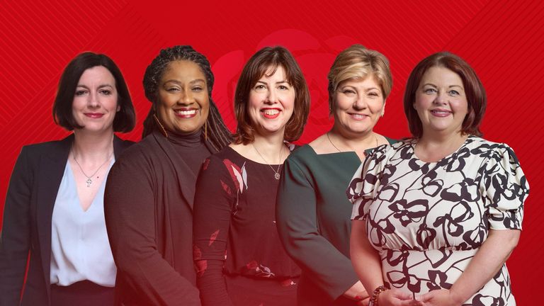 Bridget Phillipson, Bell Ribeiro-Addy, Lucy Powell, Dame Emily Thornberry, and Paula Barker