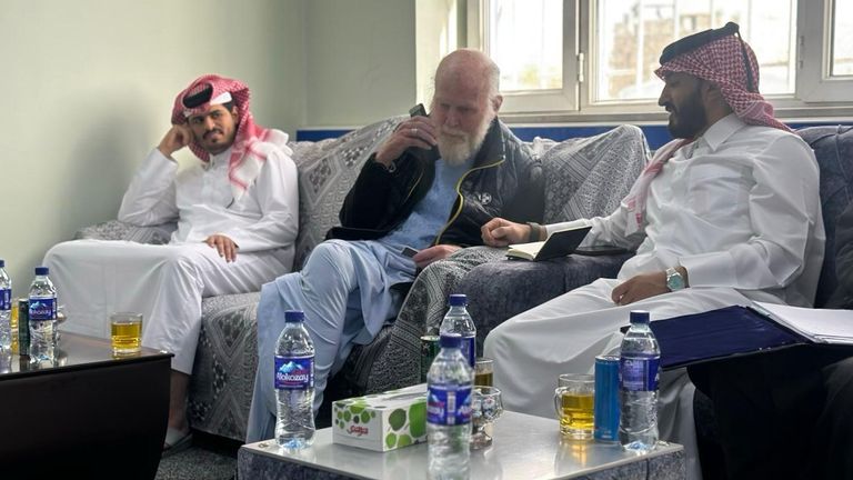 Peter Reynolds was visited by Qatari diplomats last month