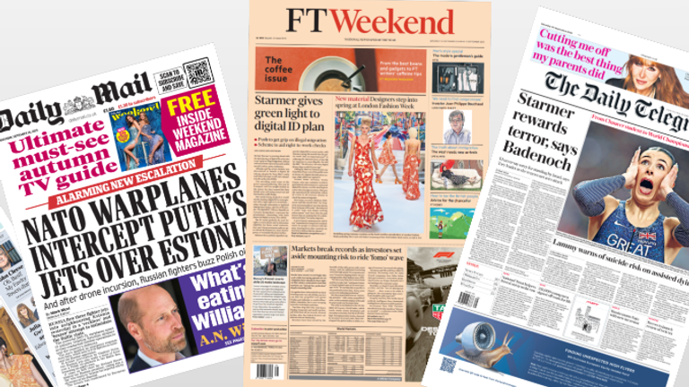 Front pages 20/09