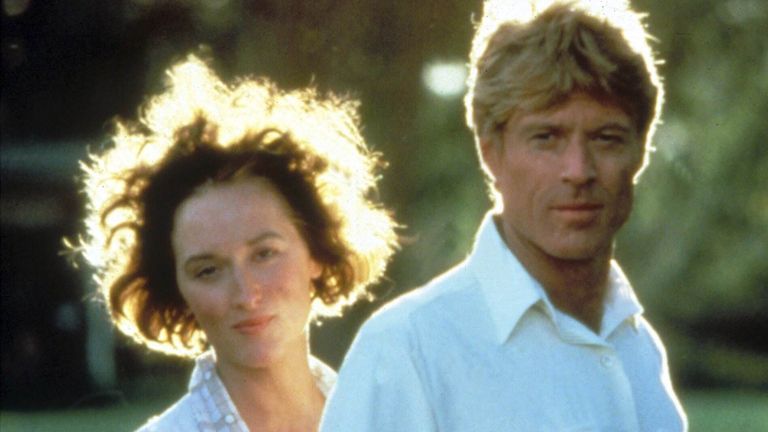 Meryl Streep starred alongside Redford in Out Of Africa in 1985. Pic: Cover Images via AP