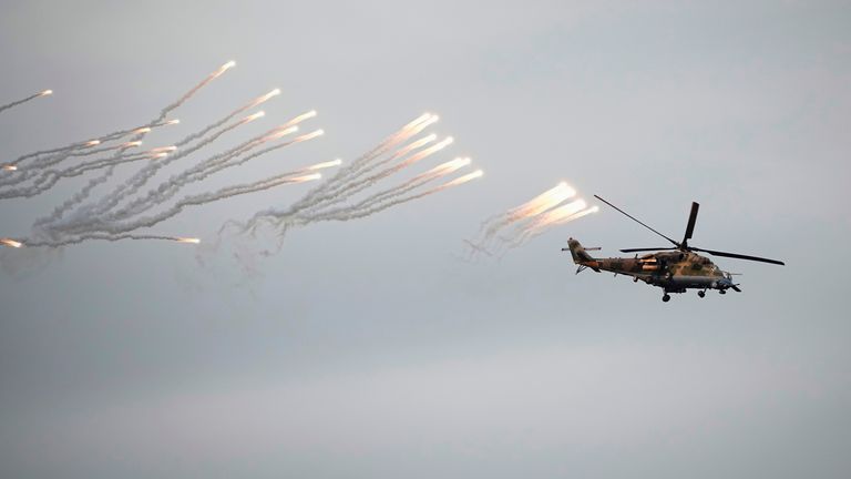 直升機武器。圖：AP