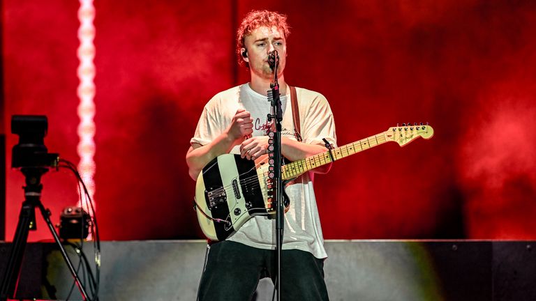 Sam Fender performing in 2023. Pic: Graham Finney/Cover Images via AP