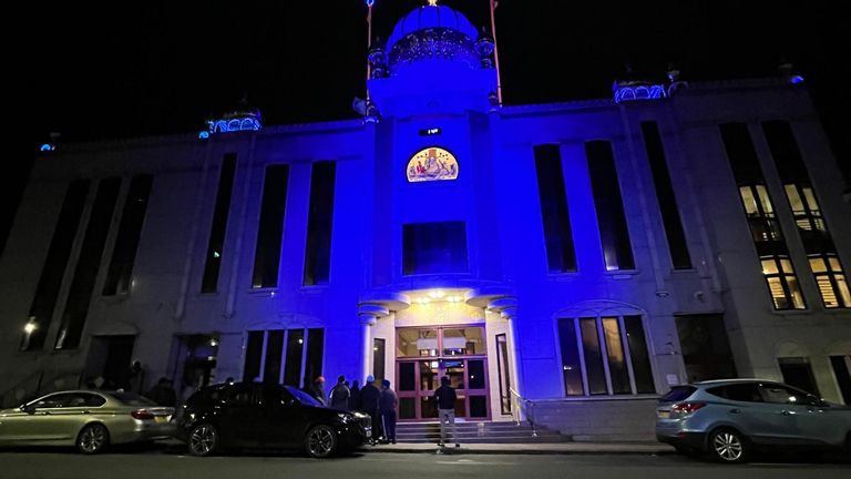 Faith and community leaders organised the meeting at the Sikh temple