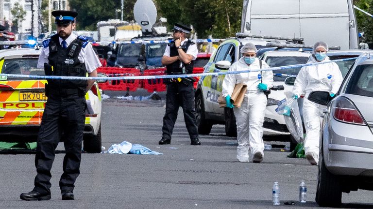Three children were killed in the attack last year. Pic: PA