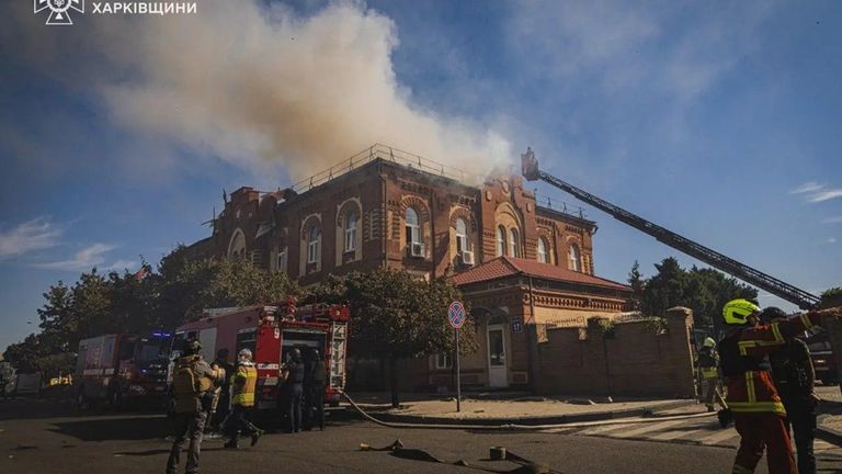Ukraine war latest: Russian oil refinery hit overnight - as Zelenskyy calls for 