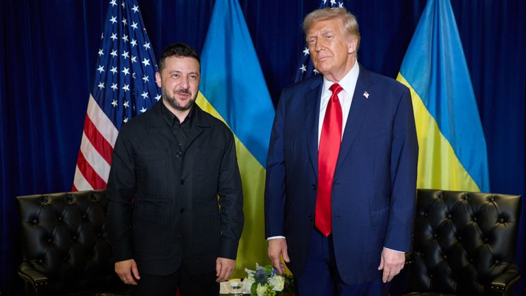 Ukraine remains hopeful of persuading the US to let it use long-range missiles. Pic: Presidential Office of Ukraine/AP