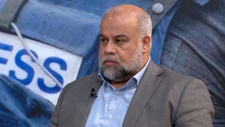 Wael al-Dahdouh przemawia do Sky News