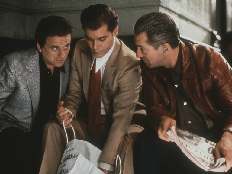 Robert De Niro, Ray Liotta, Joe Pesci in Goodfellas in 1990. Pic: Warner Bros/Kobal/Shutterstock