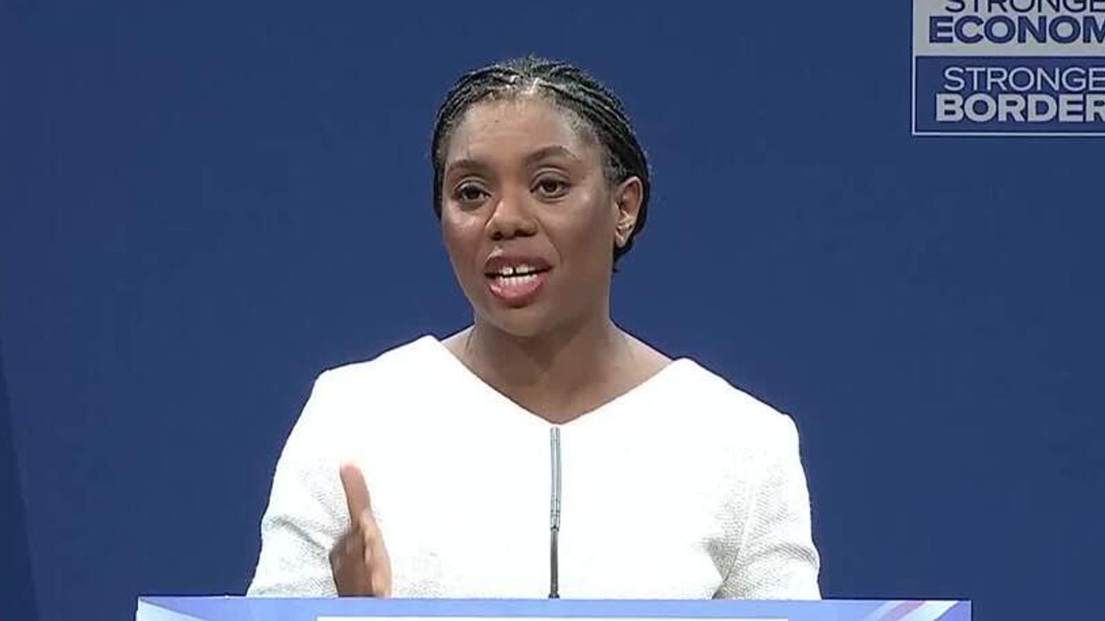 Kemi Badenoch opens keynote speech at Conservative Party Conference ...