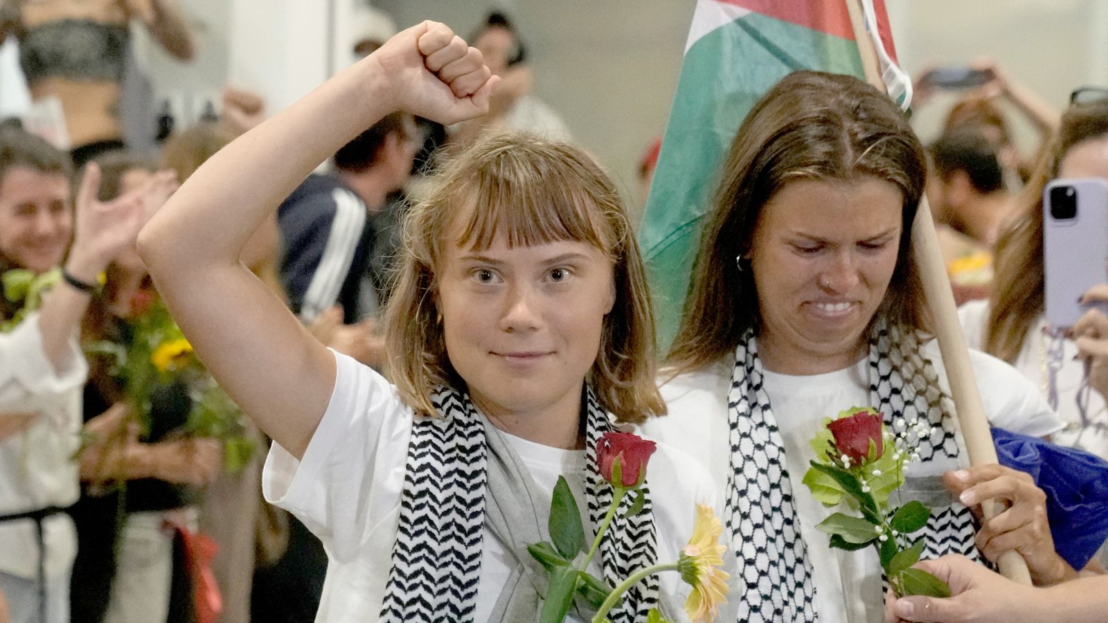 Greta Thunberg among Gaza aid flotilla activists deported as Israel-Hamas peace talks begin