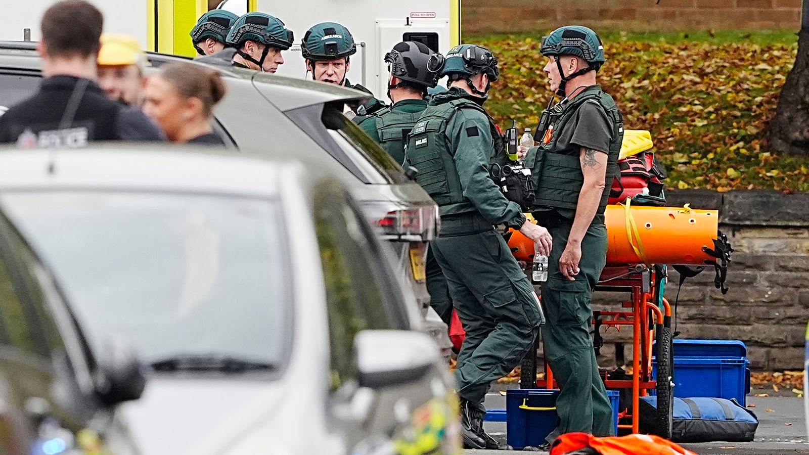 Yom Kippur attack: Man shot by police after stabbing at synagogue and car driven at public