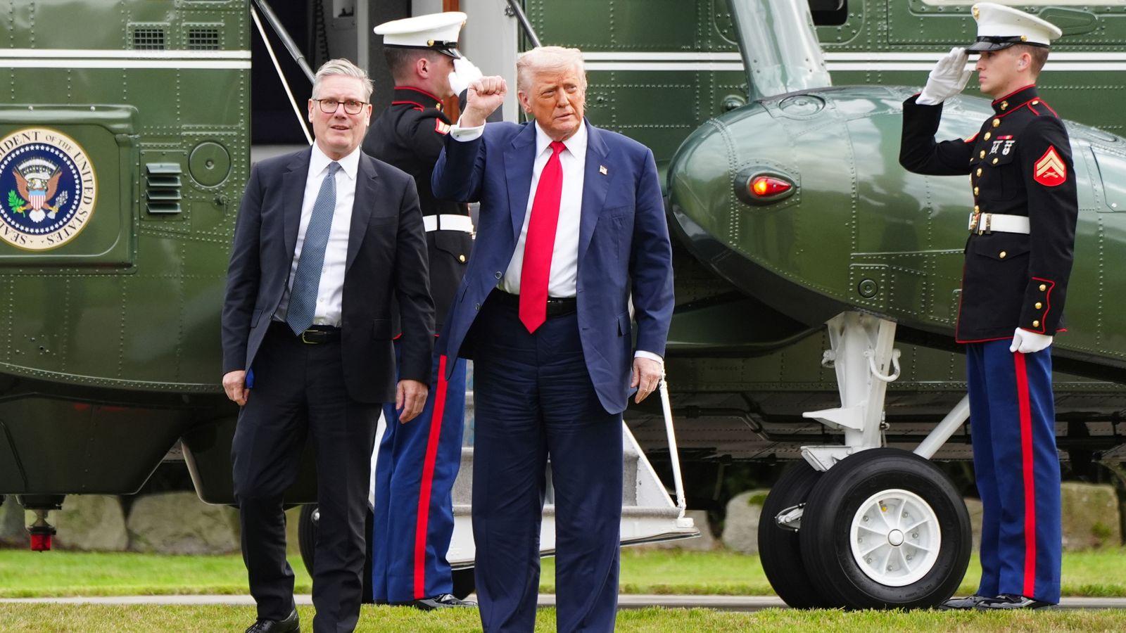 Scottish and UK governments locked in dispute over &#163;26m cost of Trump and Vance visits