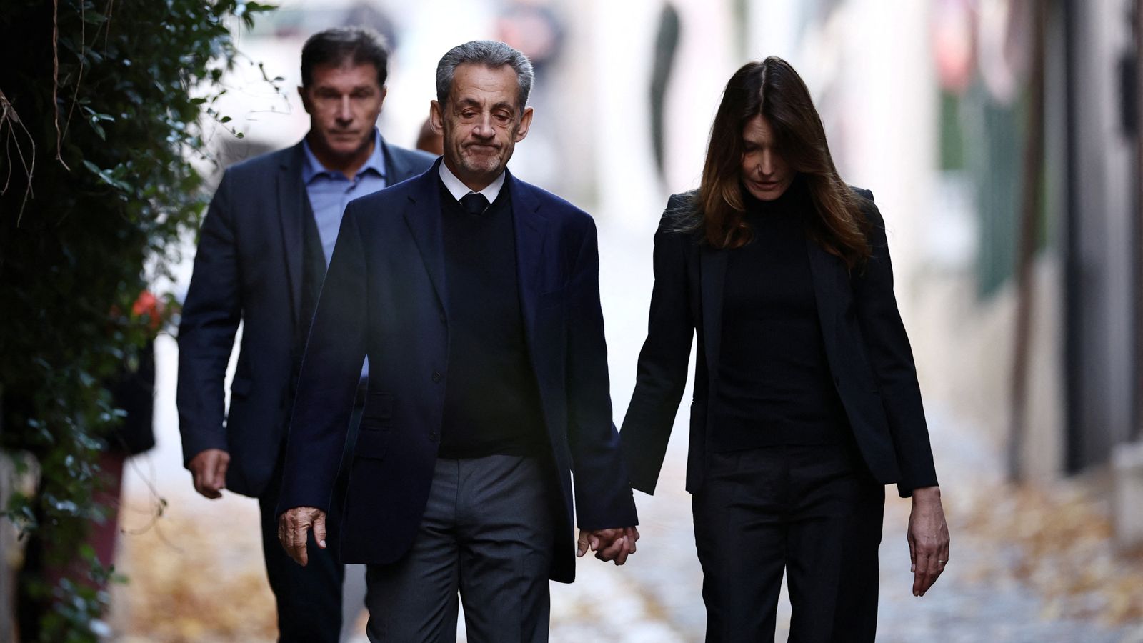 Ex-French president Nicolas Sarkozy enters prison for five-year sentence