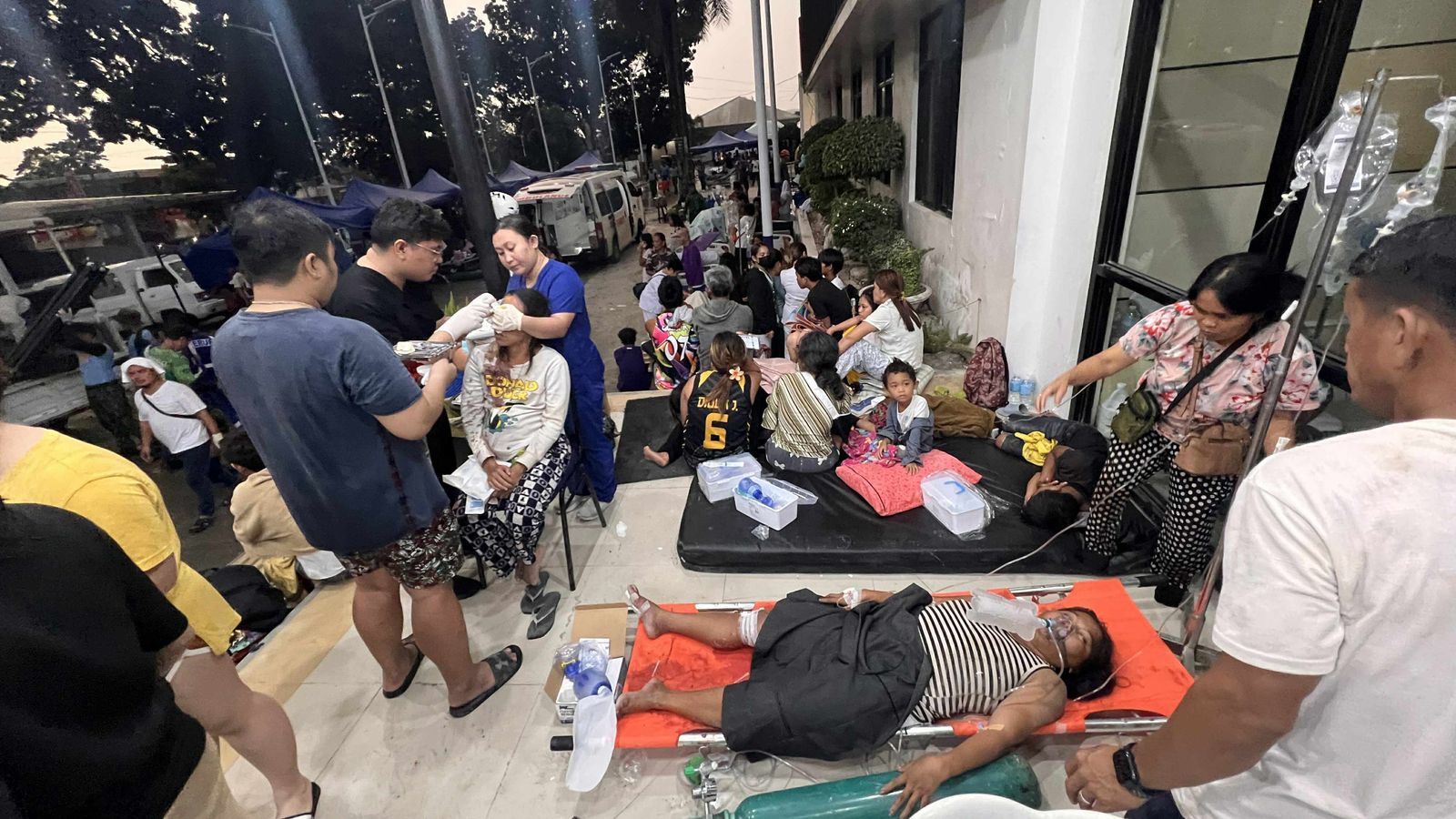 At least 69 dead as earthquake strikes Philippines, as hospital 'overwhelmed'