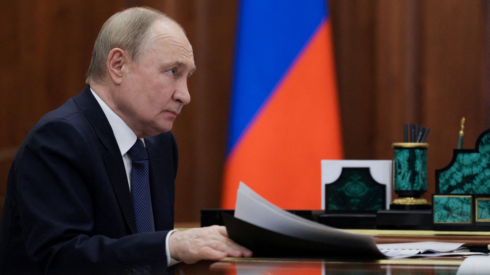 Putin criticises Trump's sanctions on oil firms - as Russian jets 'briefly enter NATO airspace'