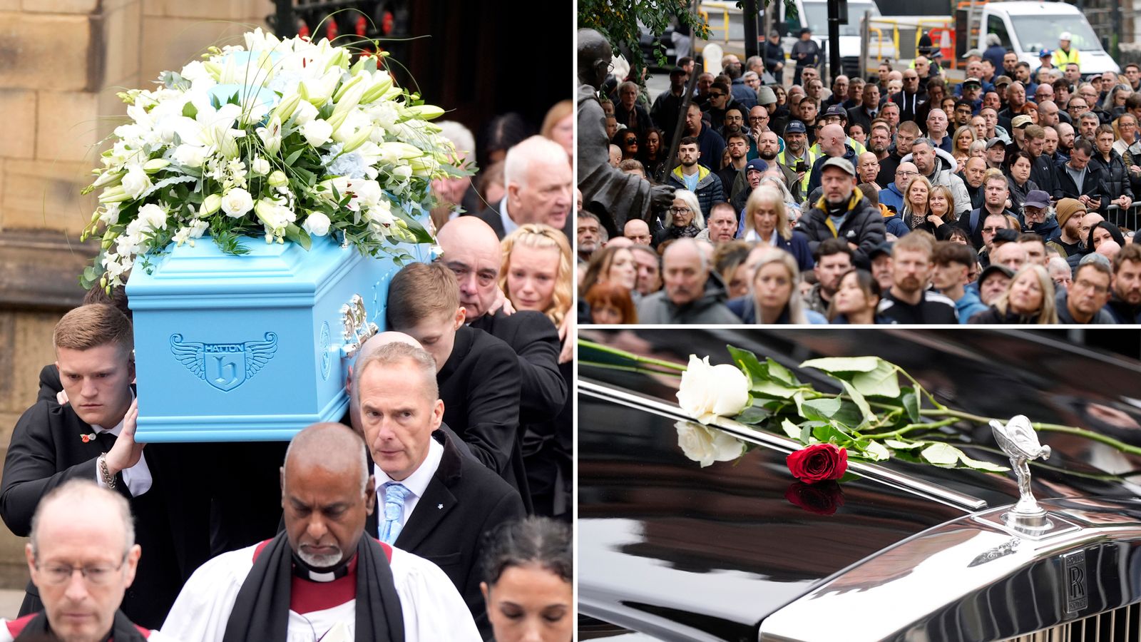 Liam Gallagher and Wayne Rooney among stars at Ricky Hatton funeral