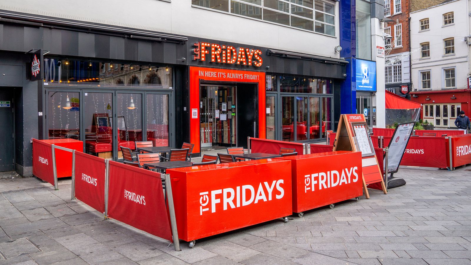 Hundreds of jobs to be lost in TGI Fridays insolvency plan