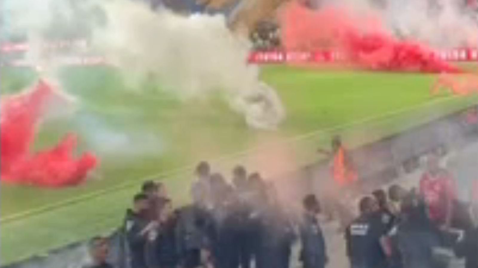 Tel Aviv football derby cancelled as ‘violent riots’ see nine arrested