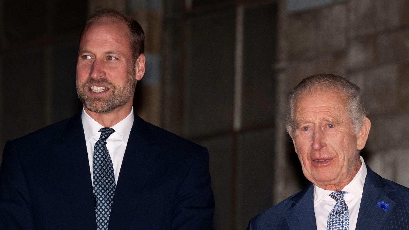 The King and Prince William step out together for rare joint environmental engagement