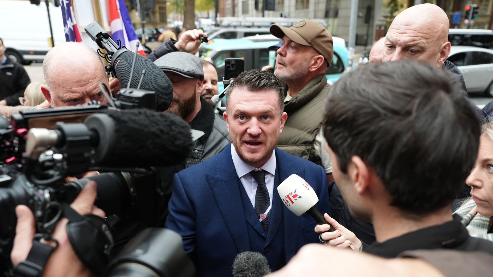 Tommy Robinson refused to give phone pin to police as he drove his Bentley to Benidorm court hears