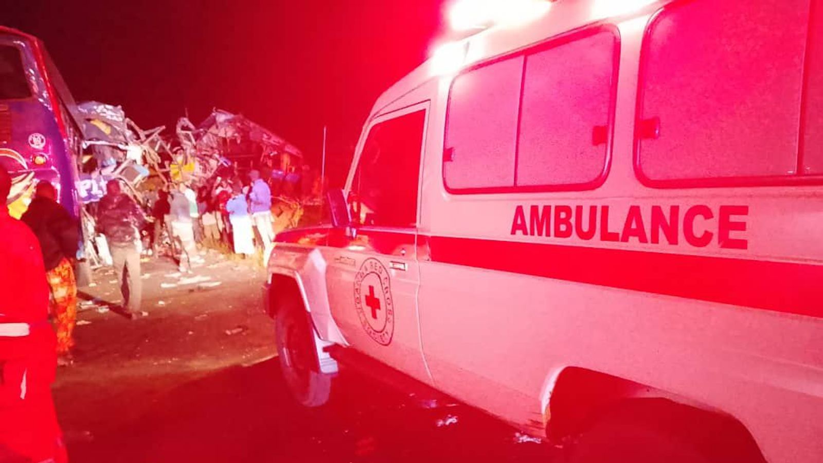 46 people killed in crash involving two buses in Uganda