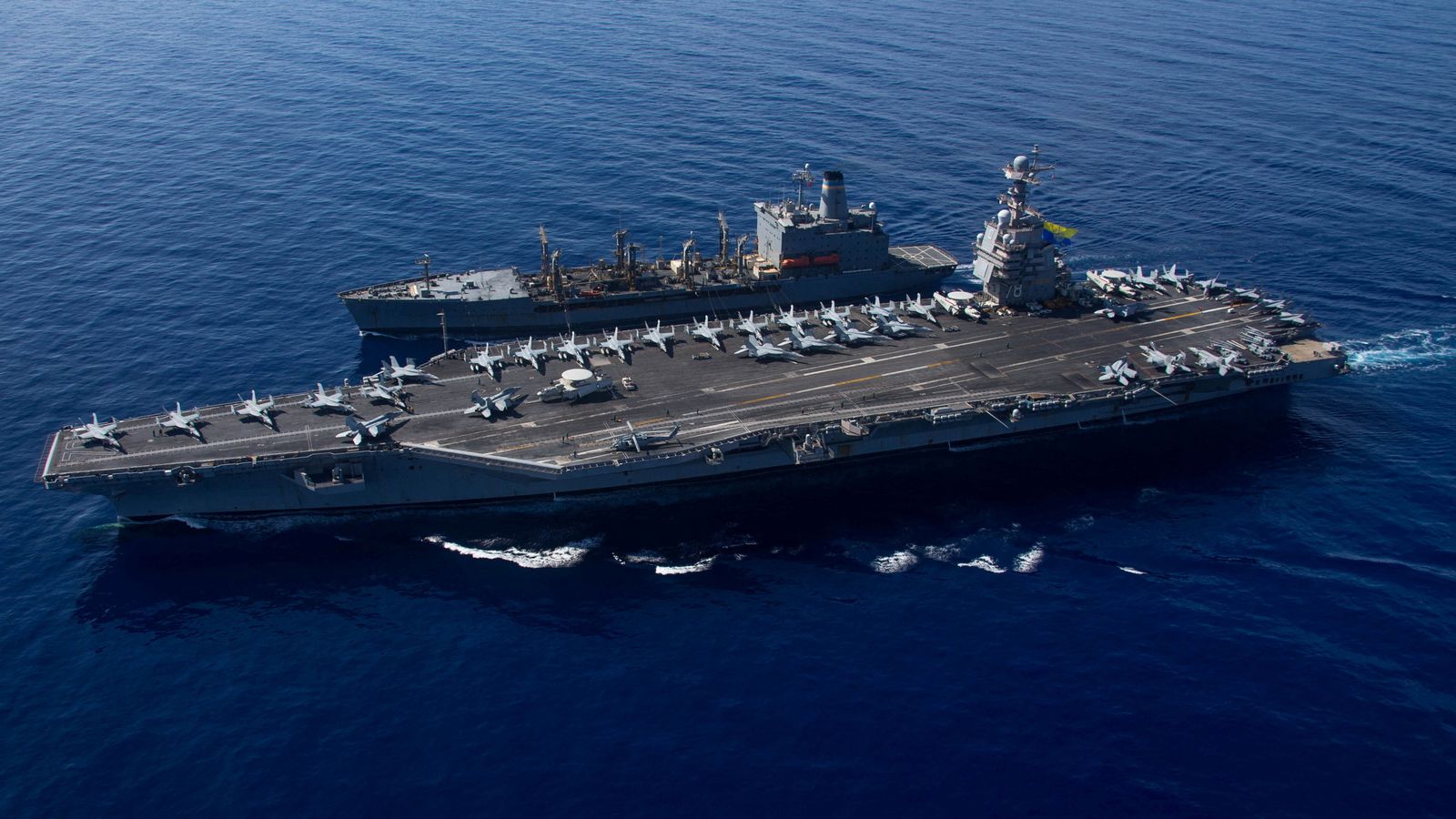 US ramps up 'drug boats' operation by sending in aircraft carrier to region