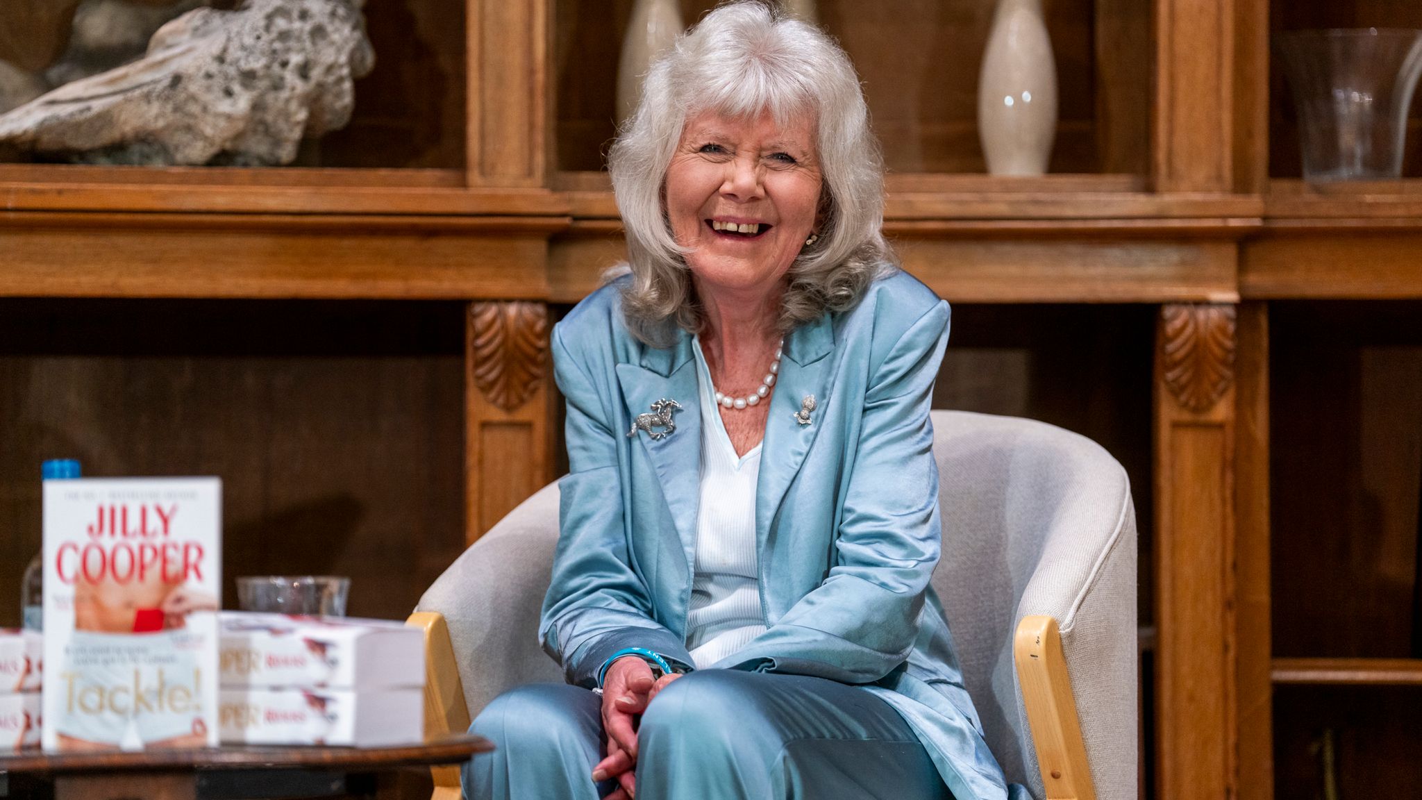 Author Dame Jilly Cooper dies after fall | UK News | Sky News