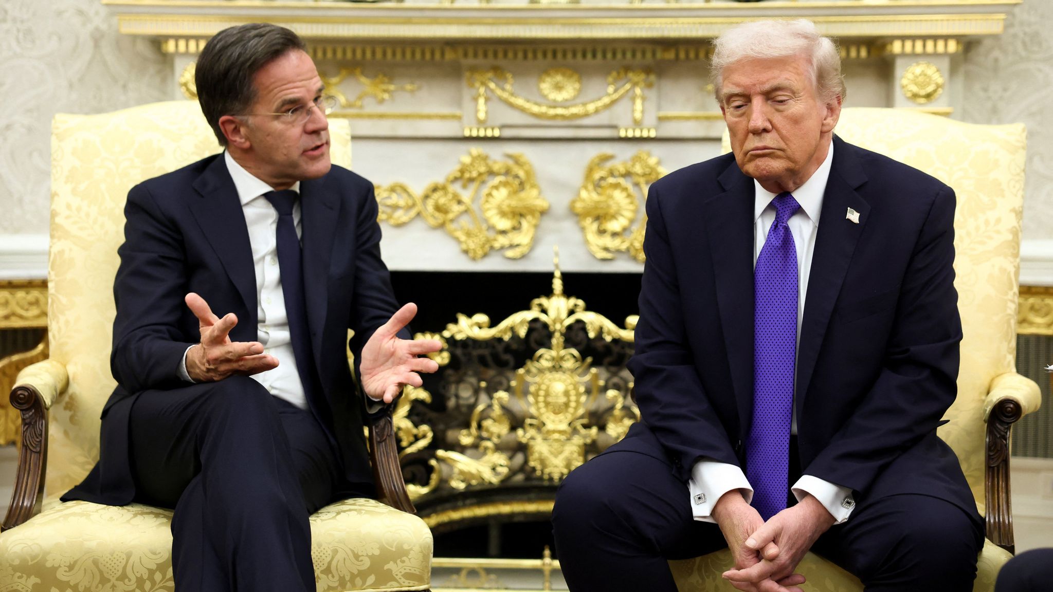 Mark Rutte Trump Text Donald Trump's NATO comments 'not wise', says Dutch armed forces chief ...
