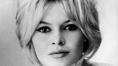 A 1954 portrait of French actress Brigitte Bardot. (AP Photo)