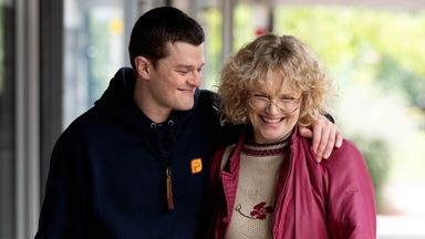 Aramayo with actress Maxine Peake. Photo: StudioCanal
