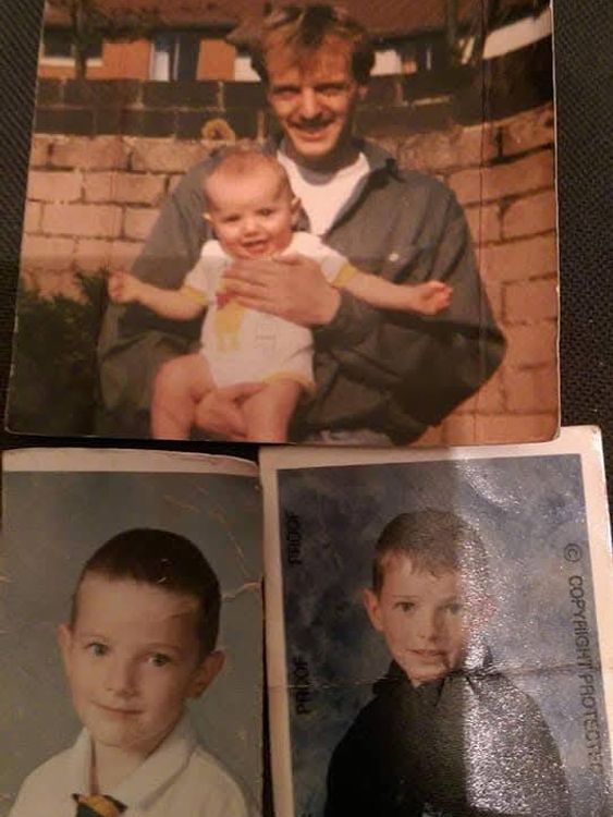 Allan küçük bir çocukken. Resim: Aile bildirisi