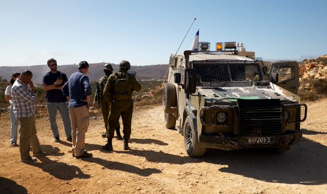 Defiance in the West Bank - despite encroaching threat from 'unwanted neighbours'