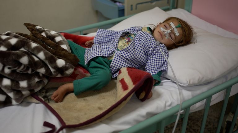 Masouda's family travelled 13 hours to get her help