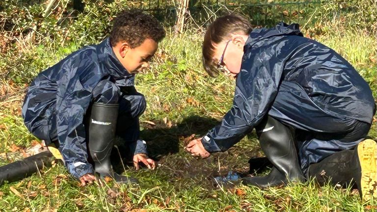 For some children, the Waterproofs and Wellies campaign has given them their first experience of nature
