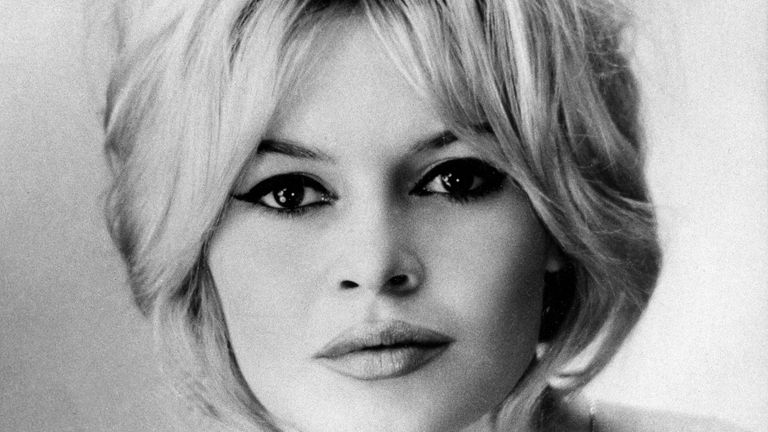 A 1954 portrait of French actress Brigitte Bardot. (AP Photo)