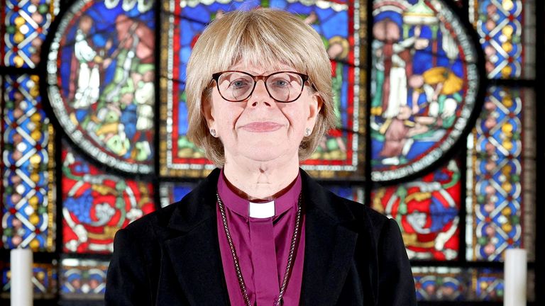 Archbishop of Canterbury-designate Sarah Mullally. Pic: Reuters