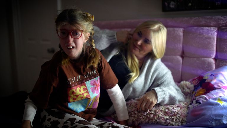 Shelley Mclean cares for her daughter Missy round the clock