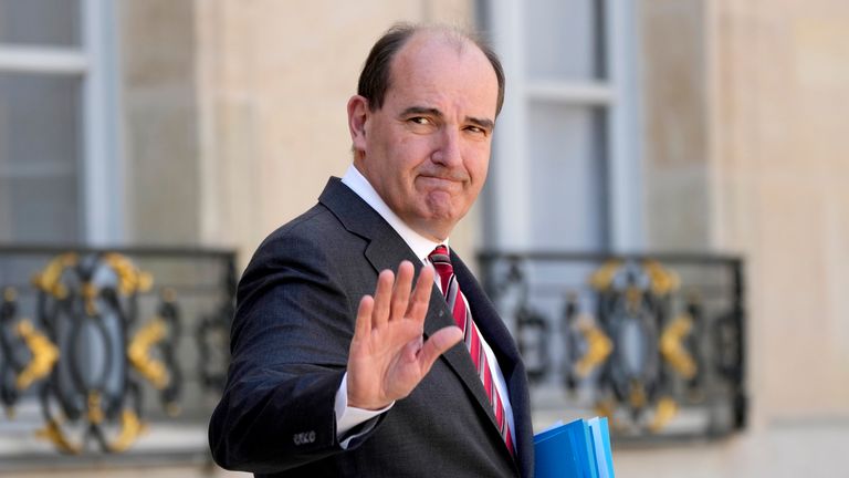 Jean Castex. Pic: AP