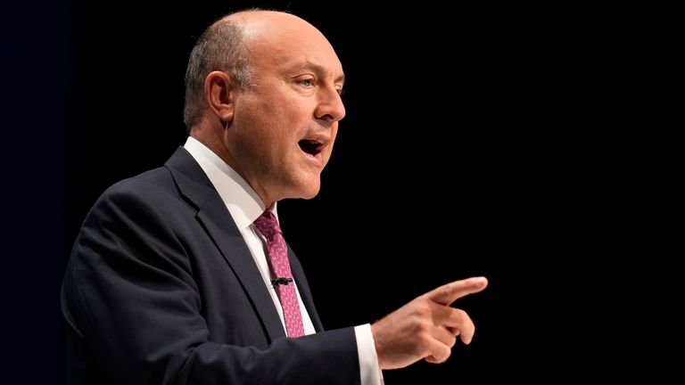 Tory MP Andrew Griffith attacked plans to lift a compensation cap. Pic: PA