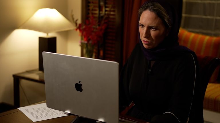 Cordelia Lynch speaks to the Taliban's main spokesman