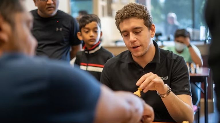 Daniel Naroditsky. Foto de : Charlotte Chess Center