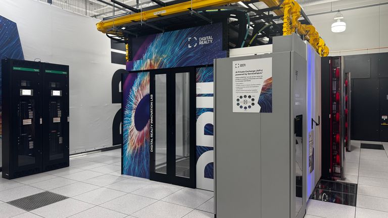 Inside a site run by Digital Realty